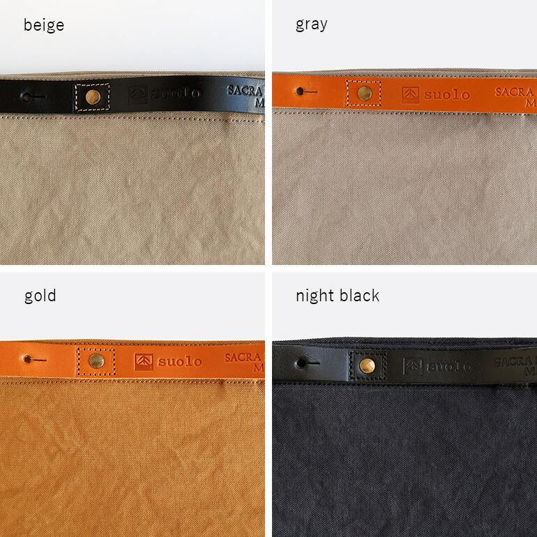 リュック ナップサック シンプル ユニセックス バックパック 革 レザー キャンバス Suolo スオーロ NAPPASAC | SUOLO | 08