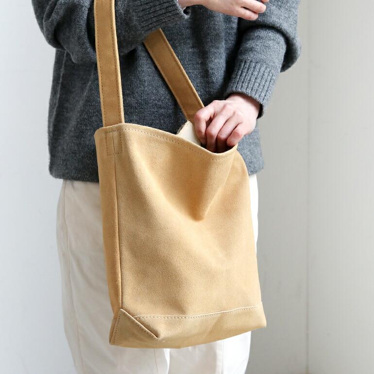 テンベア シングルトート トートバッグ スエード 牛革 A4 TEMBEA SINGLE TOTE SUEDE ベージュ ブルー｜cdcstores｜08