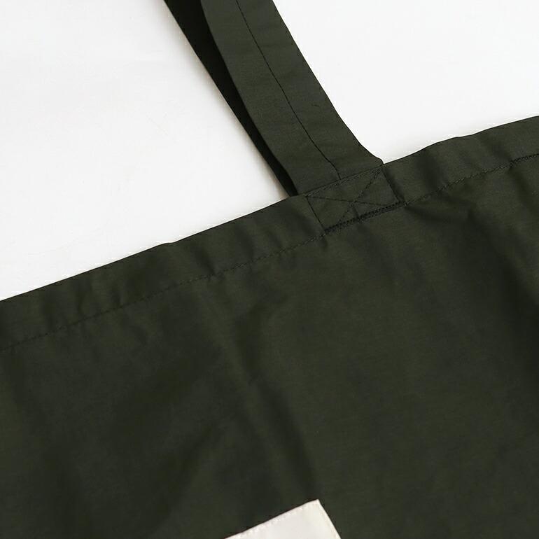 トートバッグ 大容量 ナイロン マチあり オリーブ 横長 アウトドア 買い物 VOIRY ヴォイリー CARRY BAG NYLON OLIVE | ブランド登録なし | 03