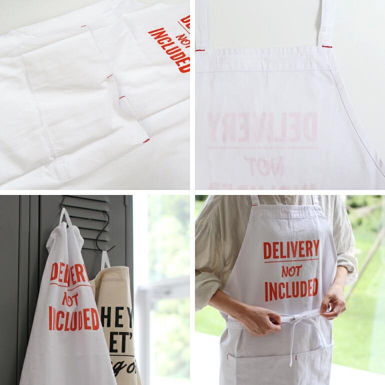 エプロン おしゃれ ユニセックス コットン VOIRY ヴォイリー BASIC APRON-B DELIVERY | ブランド登録なし | 05