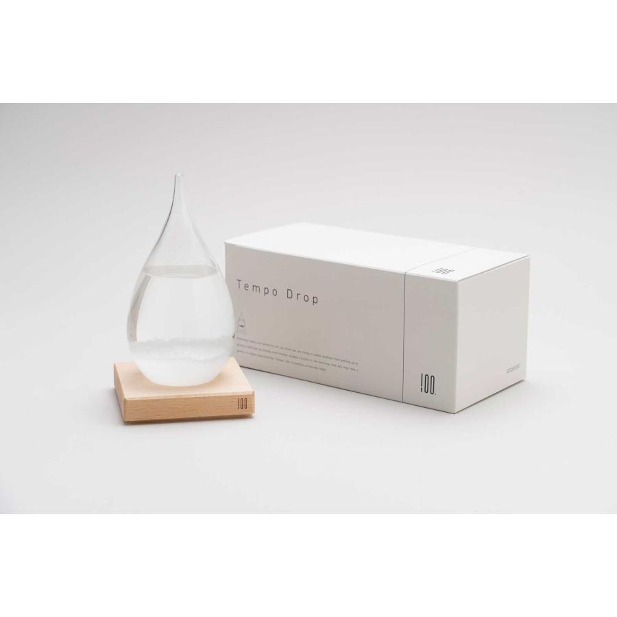 ストームグラス 100percent TEMPO DROP 天候予測器 海底二万マイル オブジェ ギフト 100％ 100パーセント クリア | 100percent | 02