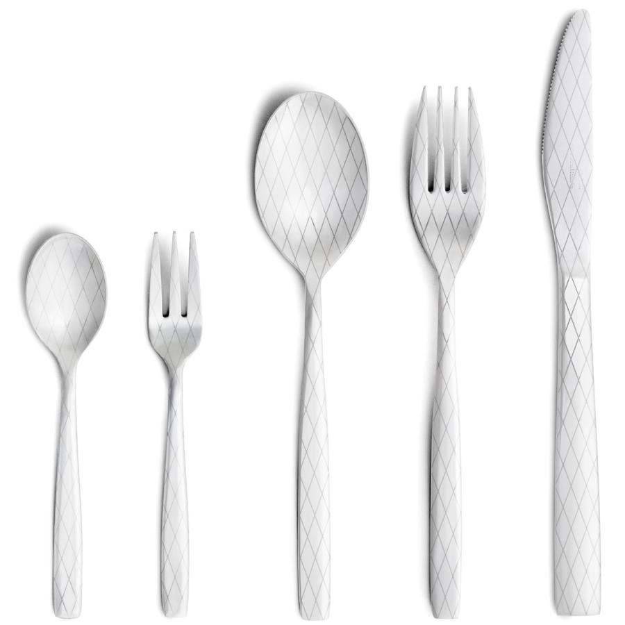 カトラリーセット DRESS 5本セット ステンレス カトラリーセット ドレス フルセット メッシュ | 