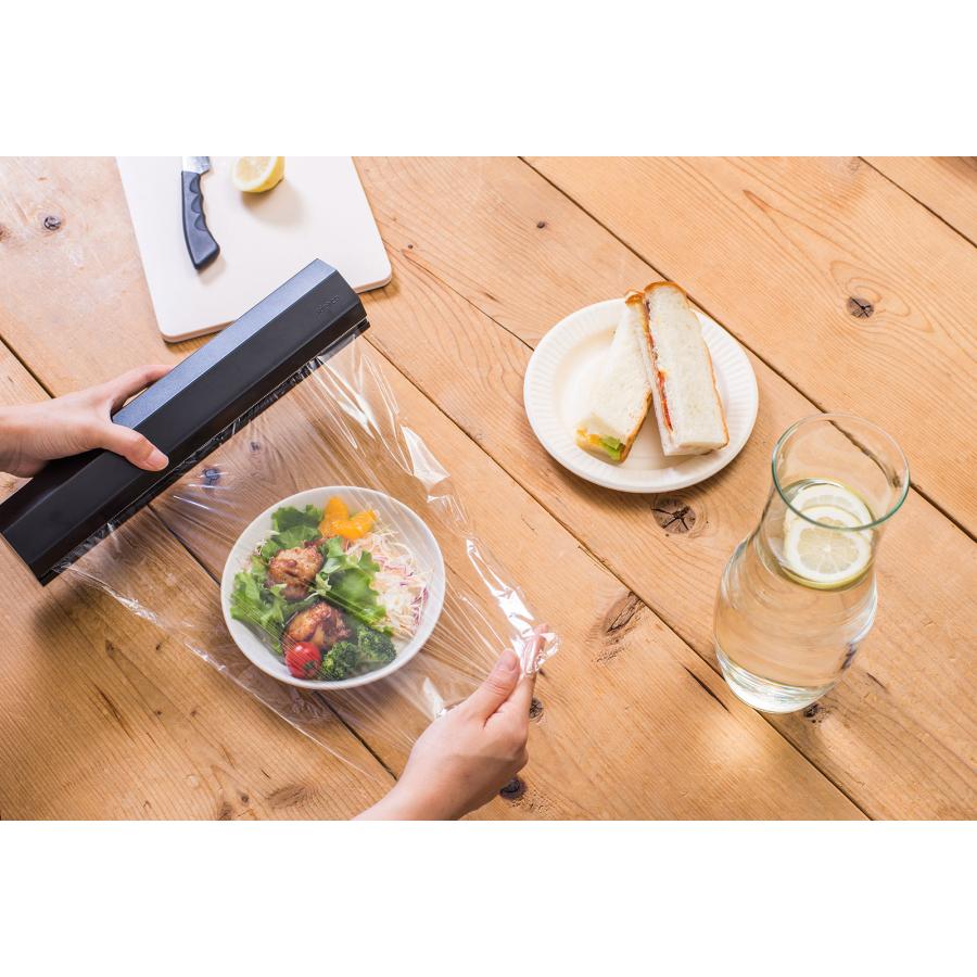 ラップケース ideaco イデアコ マグネット付きラップホルダー 30cm用 ラップカバー ラップホルダー wrap holder r30 ブラック |  | 01