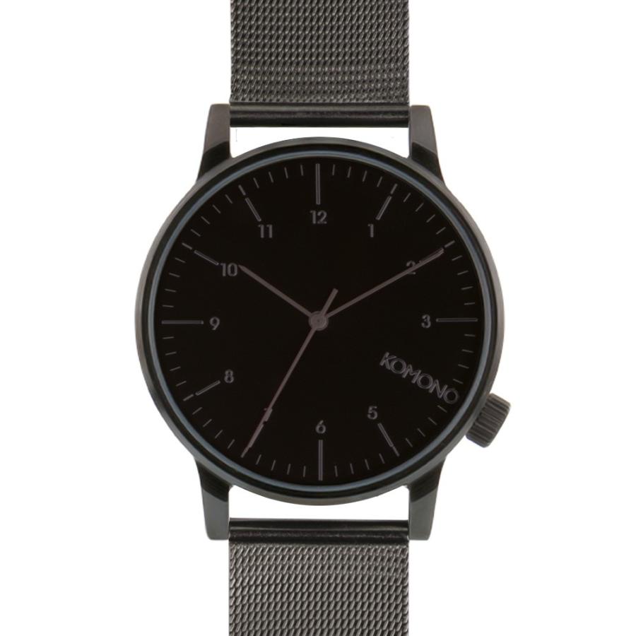 腕時計 KOMONO 腕時計 ウィンストン ロイヤル リストウォッチ コモノ 腕時計 WINSTON ROYALE ブラック | 