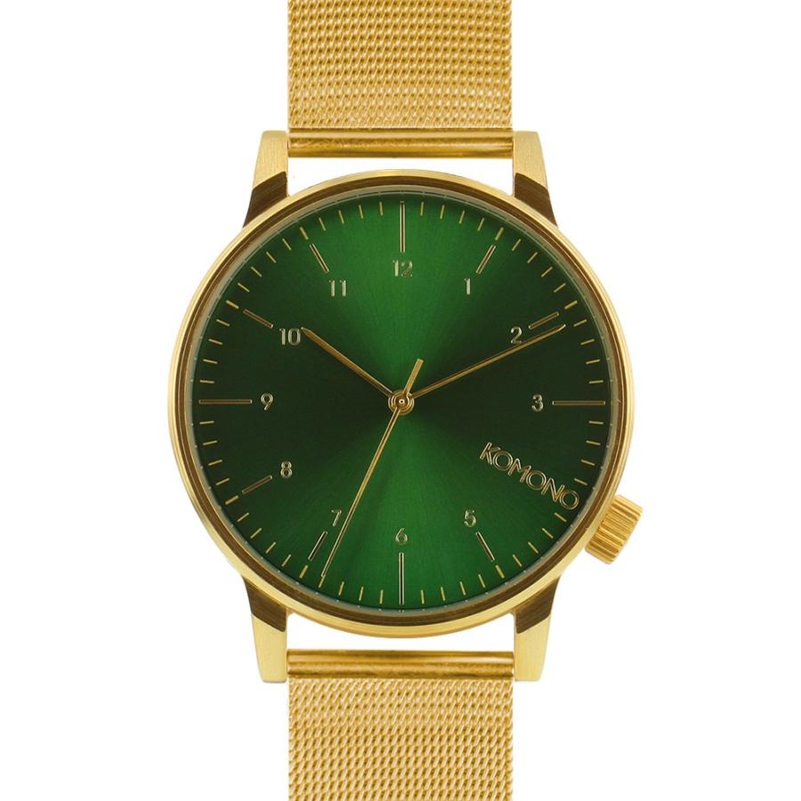 腕時計 KOMONO 腕時計 ウィンストン ロイヤル リストウォッチ コモノ 腕時計 WINSTON ROYALE ゴールド/グリーン | 