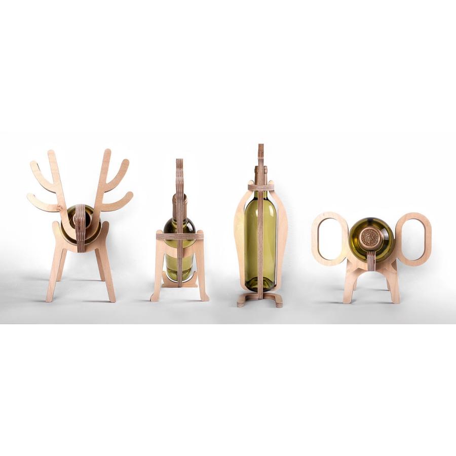 ワインラック Conte Bleu アニマルボーン コントブルー ワインラック 動物 トナカイ |  | 03