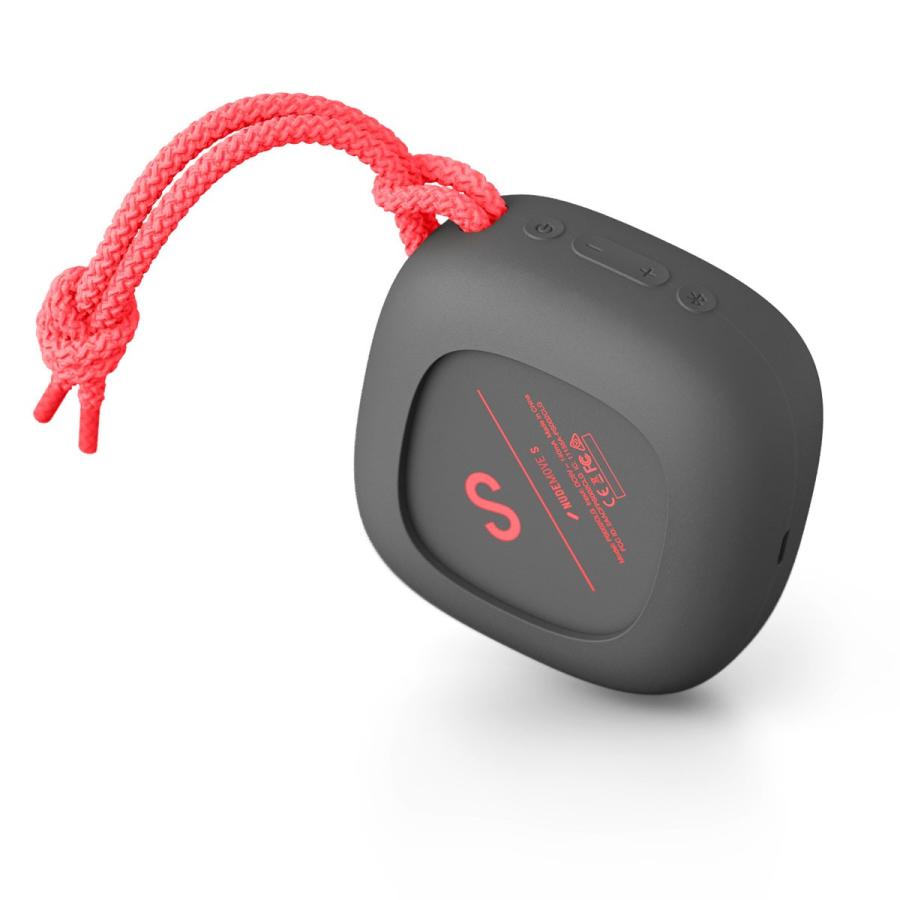 ポータブルスピーカー NudeAudio ムーブ S ブルートゥース ポータブルスピーカー Move S Bluetooth チャコール/コーラル | NUDE | 03