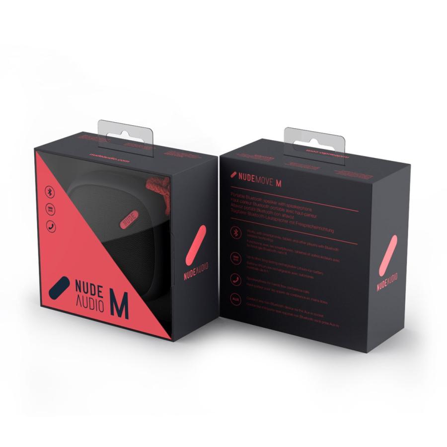 ポータブルスピーカー NudeAudio ムーブ M ブルートゥース ポータブルスピーカー Move M Bluetooth チャコール/コーラル | NUDE | 05
