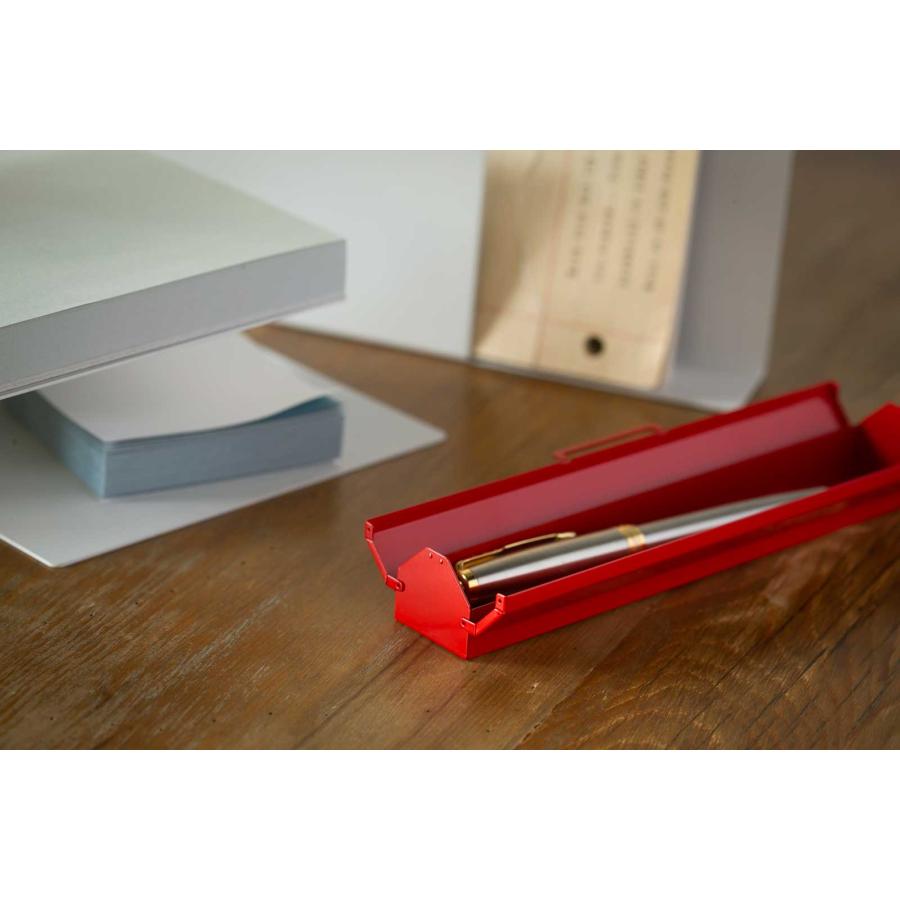ペンケース 100percent BENDIN 金属製 工具箱 スリム コンパクト  100％ 100パーセント レッド | 100percent | 04