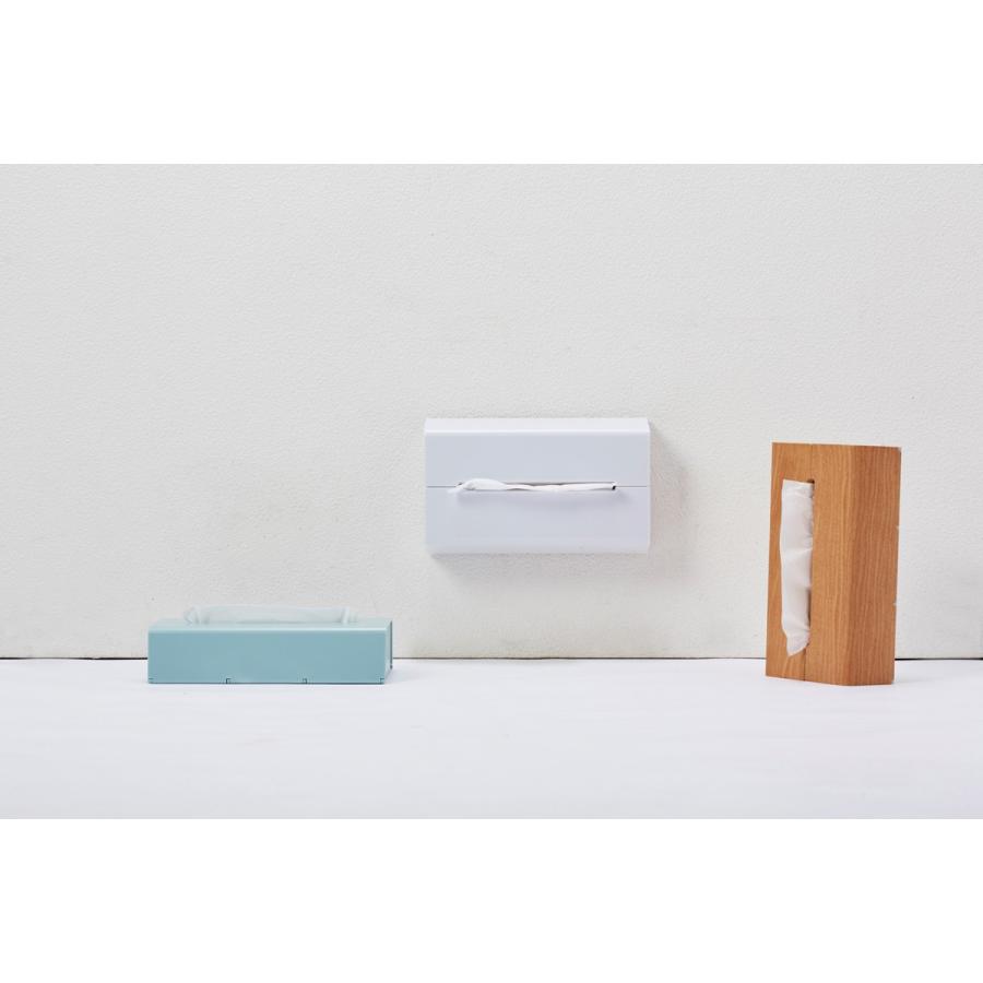 ティッシュケース ideaco WALL 壁掛けティッシュケース 人気 オシャレ ティッシュカバー ティッシュボックス イデアコ ライトブルー |  | 01