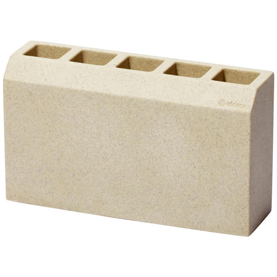 傘立て ideaco イデアコ アンブレラスタンド renga スリム おしゃれ 長傘 5本差し 玄関 屋外 傘たて 傘スタンド 正規品 サンドホワイト | 