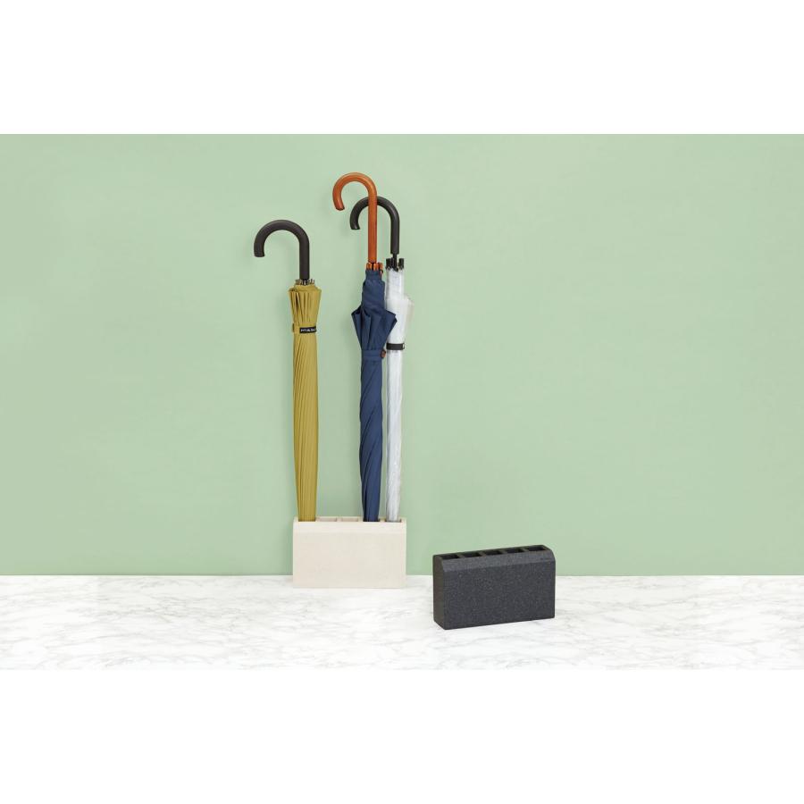 傘立て ideaco イデアコ アンブレラスタンド renga スリム おしゃれ 長傘 5本差し 玄関 屋外 傘たて 傘スタンド 正規品 サンドブラック |  | 01