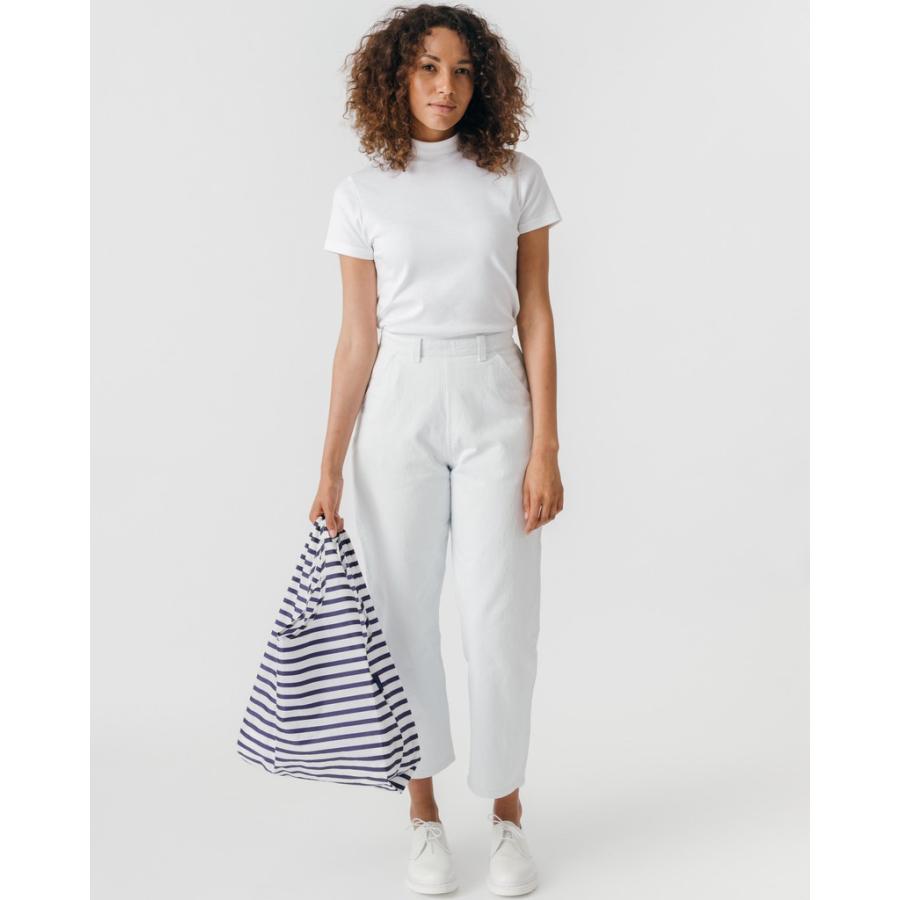 エコバッグ BAGGU 正規品 STANDARD BAGGU 折りたたみ ショッピングバッグ バグゥ スタンダード バグゥ ホワイトxネイビー |  | 01