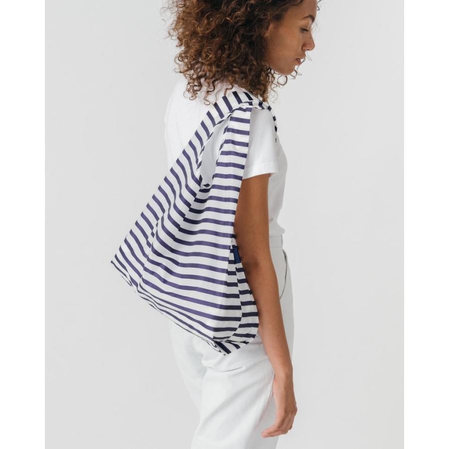 エコバッグ BAGGU 正規品 STANDARD BAGGU 折りたたみ ショッピングバッグ バグゥ スタンダード バグゥ ホワイトxネイビー |  | 02