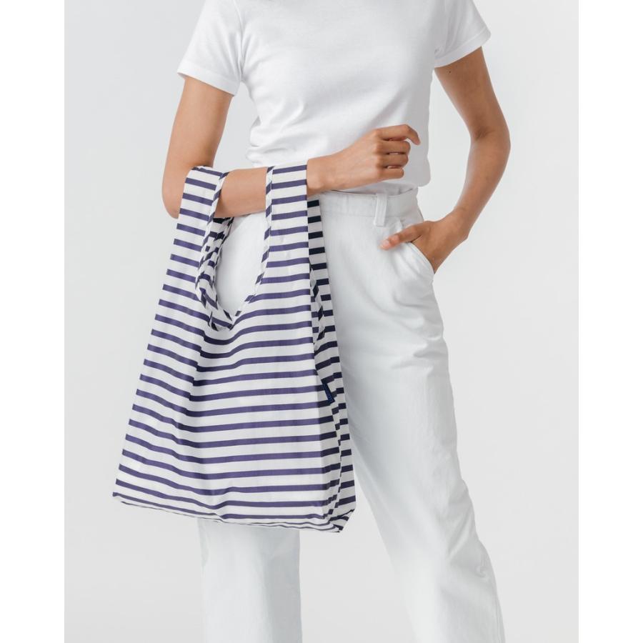 エコバッグ BAGGU 正規品 STANDARD BAGGU 折りたたみ ショッピングバッグ バグゥ スタンダード バグゥ ホワイトxネイビー |  | 03