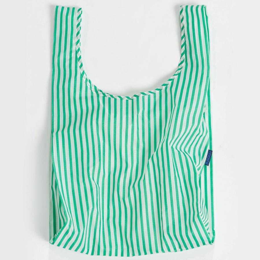 エコバッグ BAGGU 正規品 STANDARD BAGGU 折りたたみ ショッピングバッグ バグゥ スタンダード バグゥ ミントxホワイト | 
