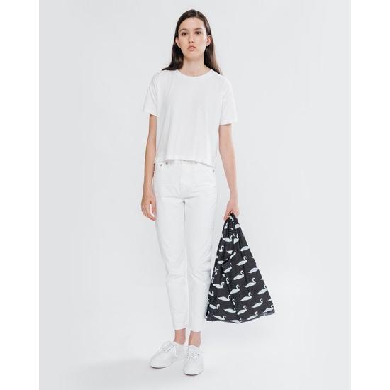 未使用 Baggu スワンバッグ ホワイト エコバッグ BAGGU 正規品 STANDARD 折りたたみ ショッピングバッグ