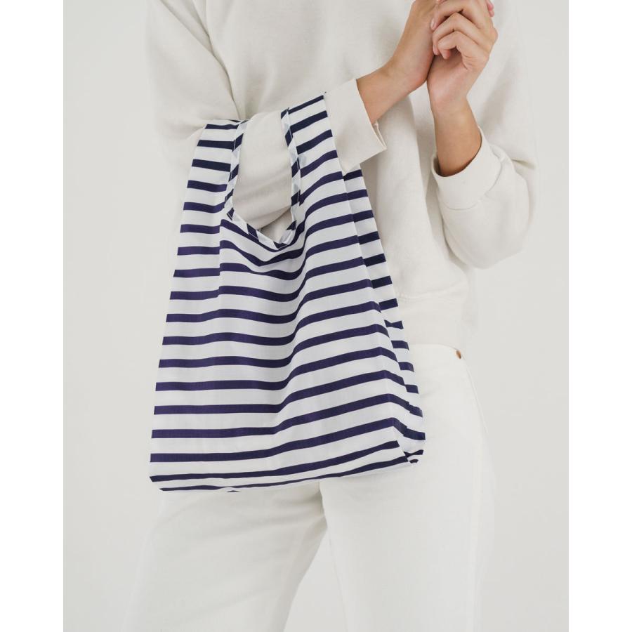 エコバッグ BAGGU 正規品 BABY BAGGU 折りたたみ ショッピングバッグ バグゥ ベビー バグゥ ホワイトxネイビー |  | 01