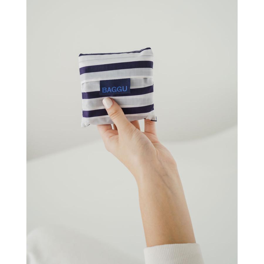 エコバッグ BAGGU 正規品 BABY BAGGU 折りたたみ ショッピングバッグ バグゥ ベビー バグゥ ホワイトxネイビー |  | 03