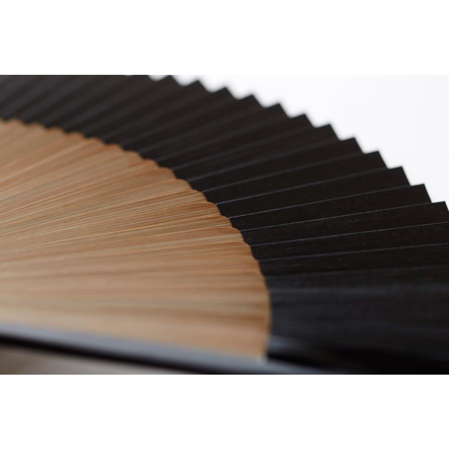 扇子 WDH 京扇子 せんす 男性用 女性用 男女兼用 扇子袋セット 黒 |  | 03