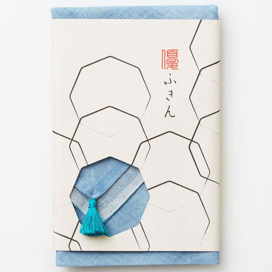 布巾 蚊帳（かや）生地ふきん 日本製 優ふきん 青 | 