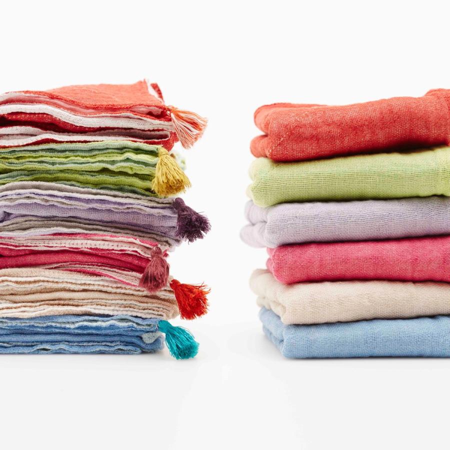 布巾 蚊帳（かや）生地ふきん 日本製 優ふきん 赤 |  | 01