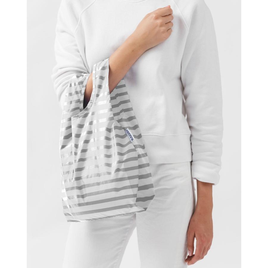 エコバッグ BAGGU 正規品 BABY BAGGU 折りたたみ ショッピングバッグ バグゥ ベビー バグゥ 日本限定 ホワイトxシルバー |  | 01
