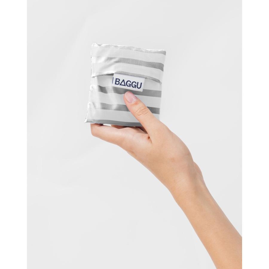 エコバッグ BAGGU 正規品 BABY BAGGU 折りたたみ ショッピングバッグ バグゥ ベビー バグゥ 日本限定 ホワイトxシルバー |  | 02