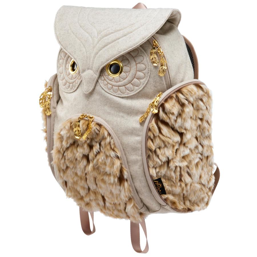 MORN CREATIONS ミミズククラシック フランネル ファー リュック リュック MORN CREATIONS ミミズククラシック フランネル ファー