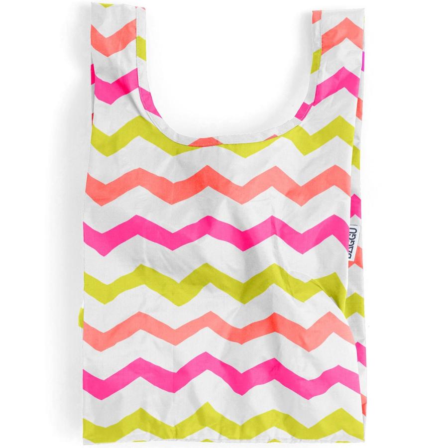エコバッグ BAGGU 正規品 BABY BAGGU 折りたたみ ショッピングバッグ バグゥ ベビー 日本限定モデル ネオンストライプ | 