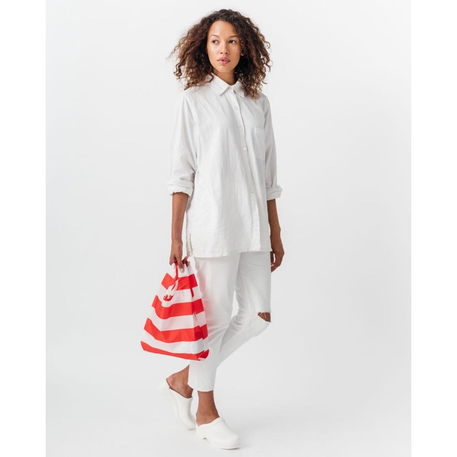 エコバッグ BAGGU 正規品 BABY BAGGU 折りたたみ ショッピングバッグ バグゥ ベビー ストライプ レッドxホワイト |  | 01