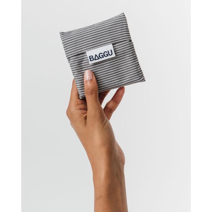 エコバッグ BAGGU 正規品 BABY BAGGU 折りたたみ ショッピングバッグ バグゥ ベビー マイクロストライプ グレー |  | 03