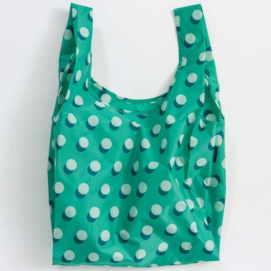 エコバッグ BAGGU 正規品 STANDARD BAGGU 折りたたみ ショッピングバッグ バグゥ スタンダード ディスコドット グリーン | 