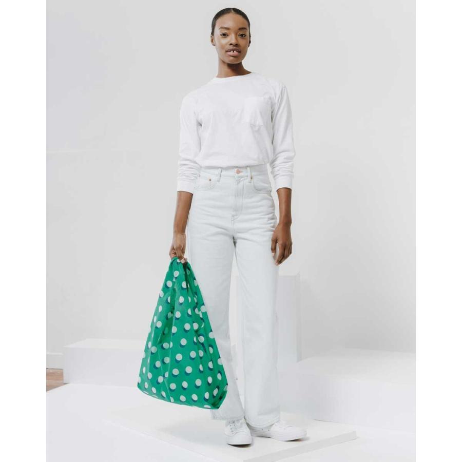 エコバッグ BAGGU 正規品 STANDARD BAGGU 折りたたみ ショッピングバッグ バグゥ スタンダード ディスコドット グリーン |  | 01