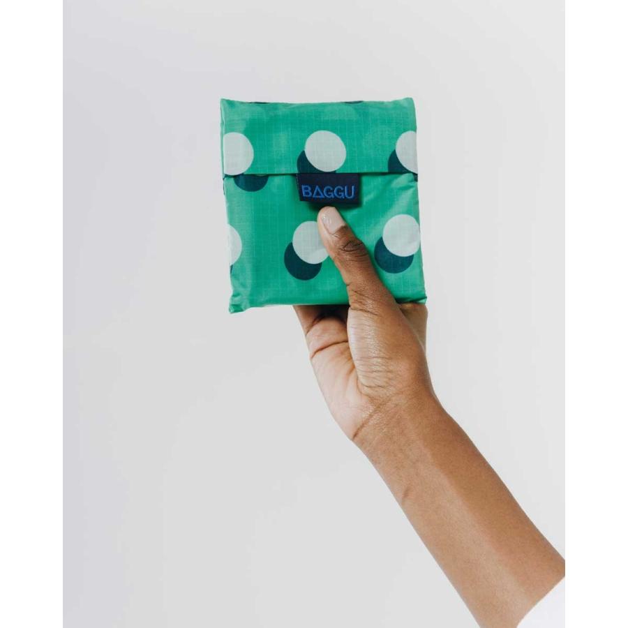 エコバッグ BAGGU 正規品 STANDARD BAGGU 折りたたみ ショッピングバッグ バグゥ スタンダード ディスコドット グリーン |  | 04