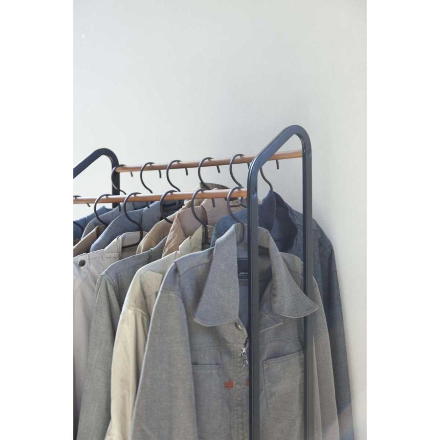 ハンガーラック 正規品 TOWER タワー ハンガーラック キャスター付き 台座付き ポールハンガー 山崎実業 ブラック |  | 04