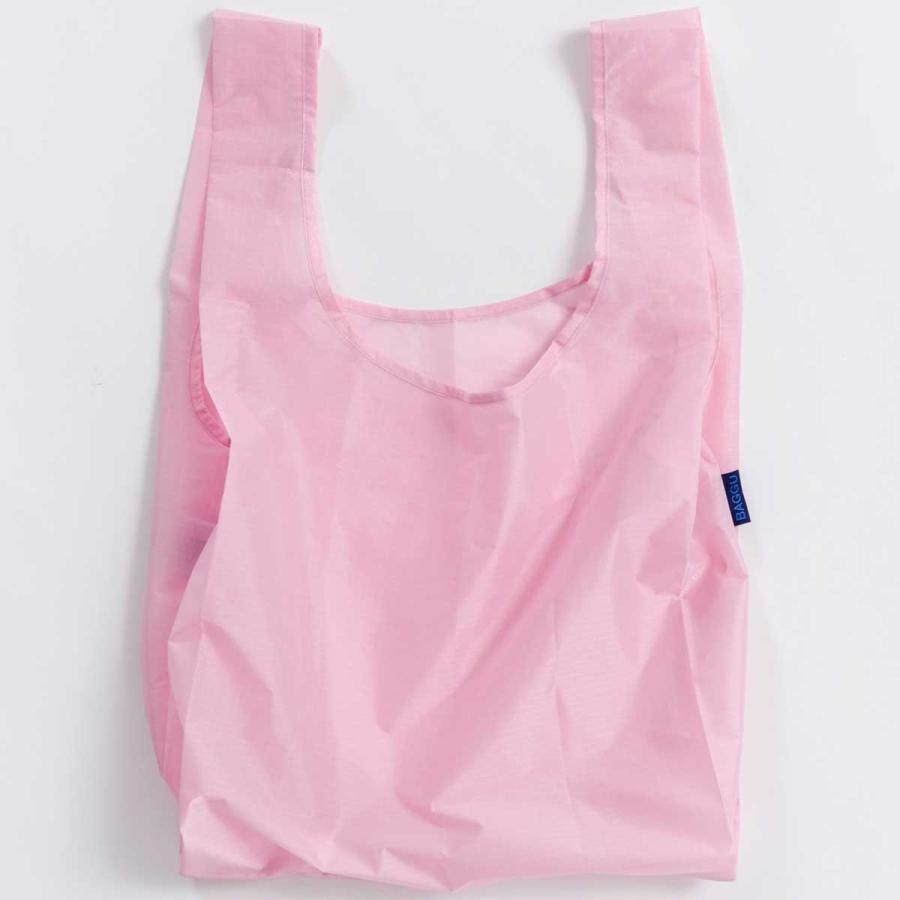 エコバッグ BAGGU 正規品 STANDARD BAGGU 収納ポーチ 折りたたみ ショッピングバッグ バグゥ スタンダード 無地 ピンク | BAGGU