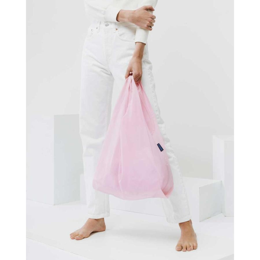 エコバッグ BAGGU 正規品 STANDARD BAGGU 収納ポーチ 折りたたみ ショッピングバッグ バグゥ スタンダード 無地 ピンク | BAGGU | 01