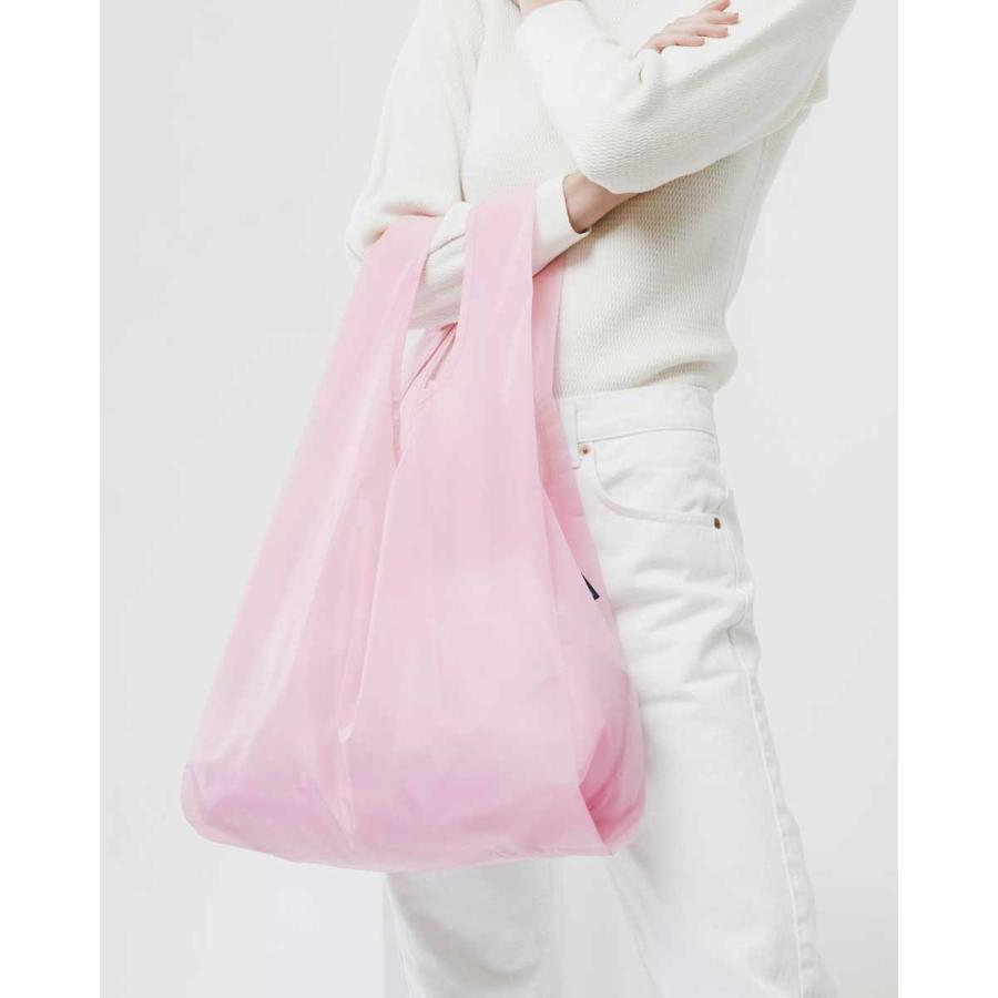 エコバッグ BAGGU 正規品 STANDARD BAGGU 収納ポーチ 折りたたみ ショッピングバッグ バグゥ スタンダード 無地 ピンク | BAGGU | 02