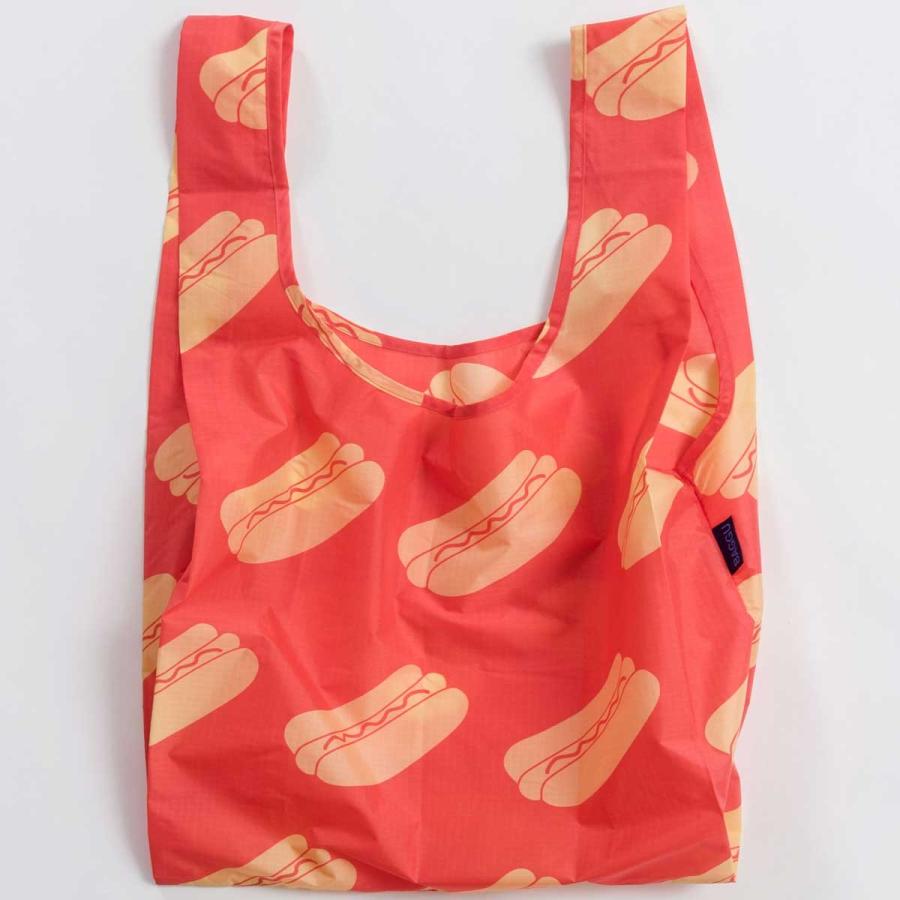 エコバッグ BAGGU 正規品 STANDARD BAGGU 収納ポーチ 折りたたみ ショッピングバッグ バグゥ スタンダード ホットドッグ | BAGGU