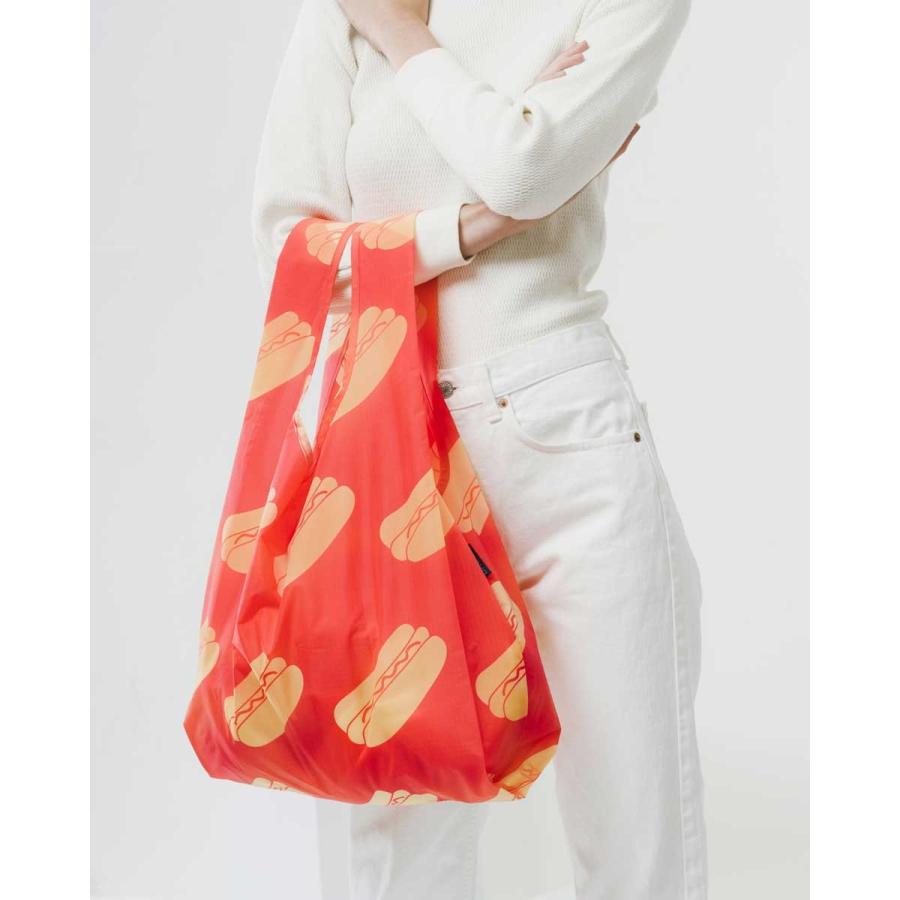 エコバッグ BAGGU 正規品 STANDARD BAGGU 収納ポーチ 折りたたみ ショッピングバッグ バグゥ スタンダード ホットドッグ | BAGGU | 03