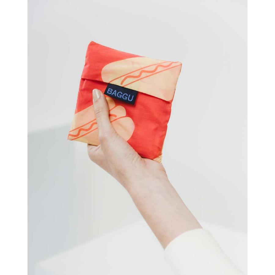 エコバッグ BAGGU 正規品 STANDARD BAGGU 収納ポーチ 折りたたみ ショッピングバッグ バグゥ スタンダード ホットドッグ | BAGGU | 04