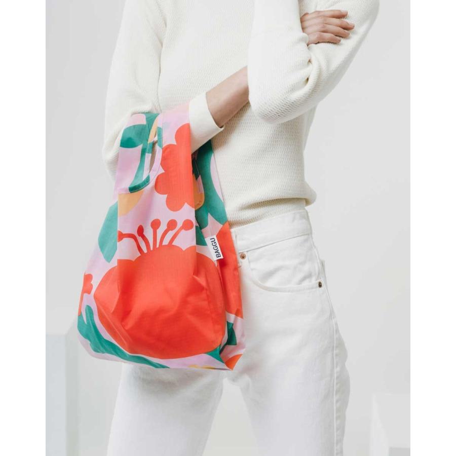 エコバッグ BAGGU 正規品 BABY BAGGU 収納ポーチ 折りたたみ ショッピングバッグ バグゥ ベビー レトロフラワー | BAGGU | 02