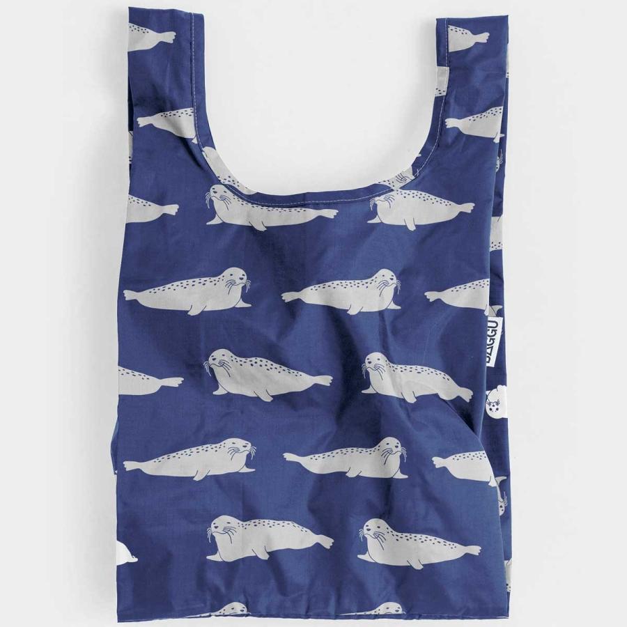 エコバッグ BAGGU 正規品 BABY BAGGU 収納ポーチ 折りたたみ ショッピングバッグ バグゥ ベビー 日本限定モデル アザラシ | BAGGU