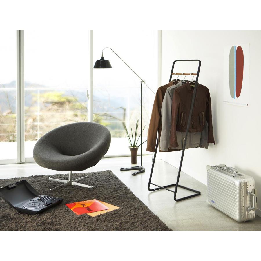 ハンガーラック 正規品 TOWER タワー コートハンガーKD コートハンガー パイプハンガー スリム おしゃれ コートラック 山崎実業 ブラック | tower | 02