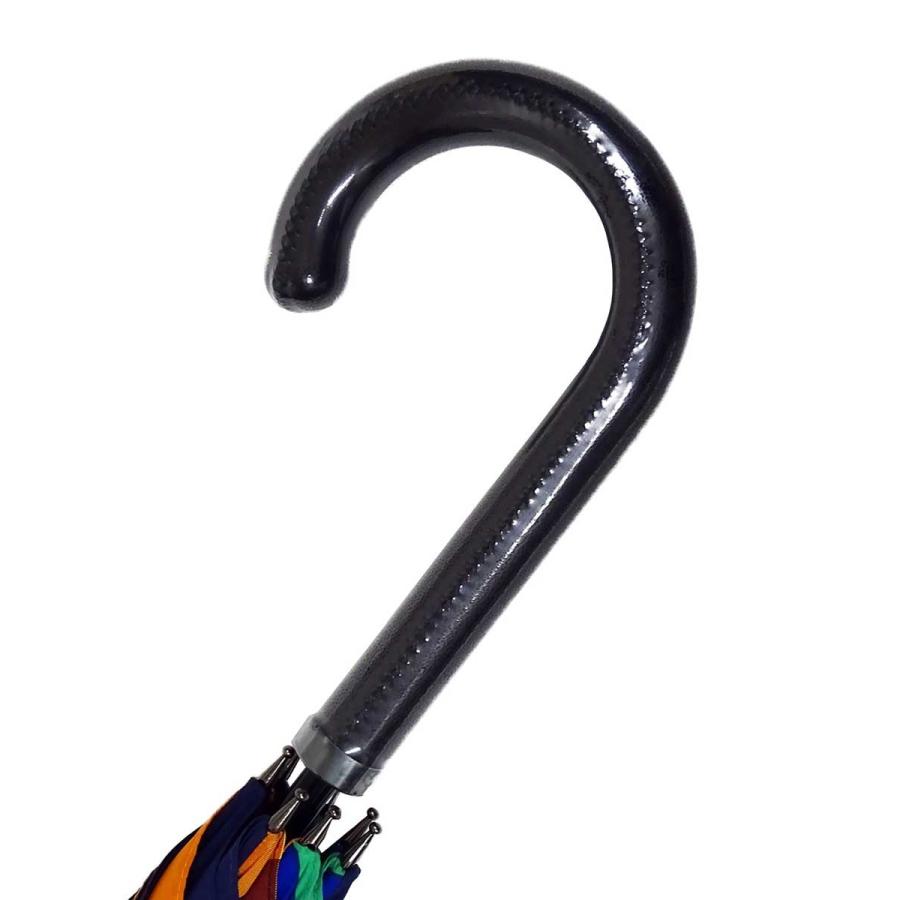 傘 +RING coco 65cm メンズ おしゃれ 雨傘 プラスリング 長傘 男性用 T284 タータンチェック グリーン オレンジ |  | 05