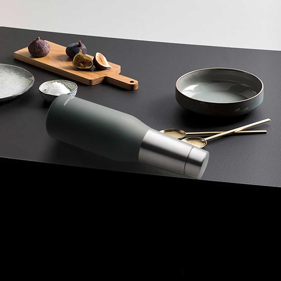 水筒 asobu ファッションボトル OASIS 600ml ステンレスボトル 直飲み 保温保冷 真空断熱 ドリンクボトル アソブ アソブボトル オアシス グレー |  | 02