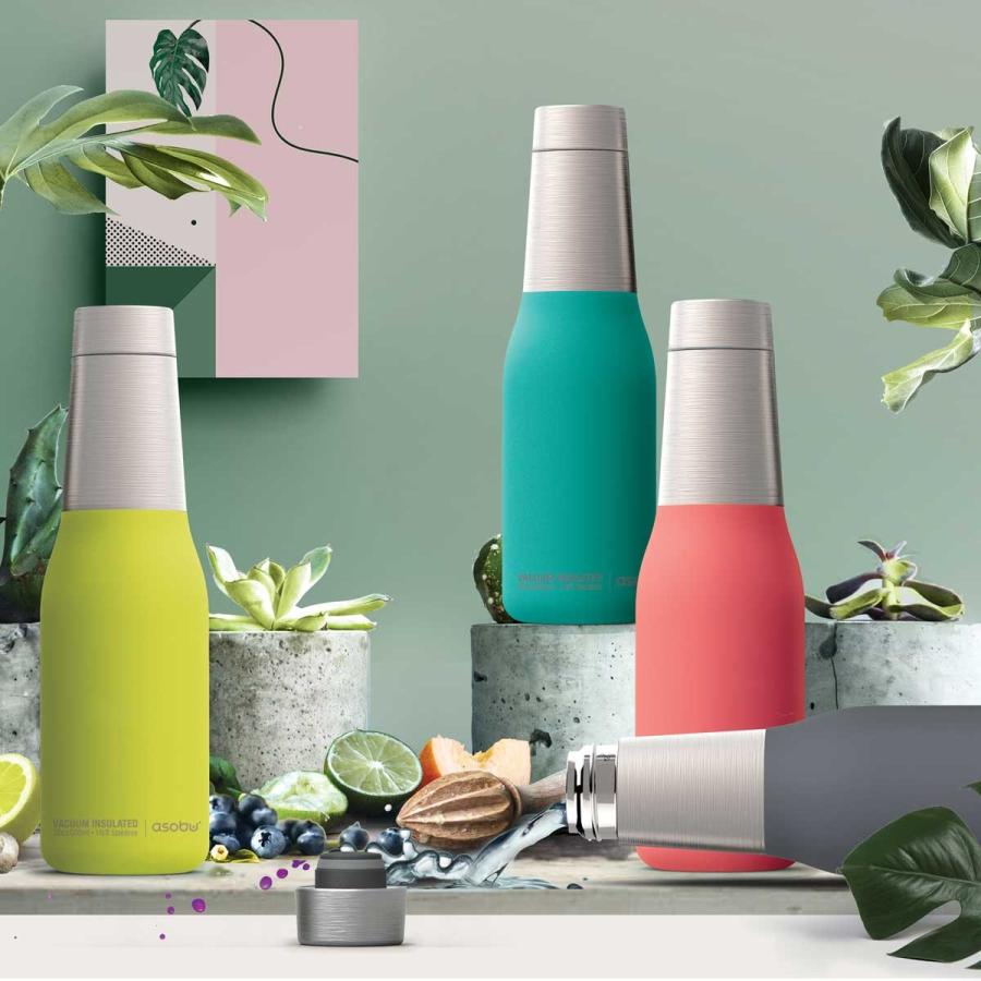 水筒 asobu ファッションボトル OASIS 600ml ステンレスボトル 直飲み 保温保冷 真空断熱 ドリンクボトル アソブ アソブボトル オアシス ライム |  | 04