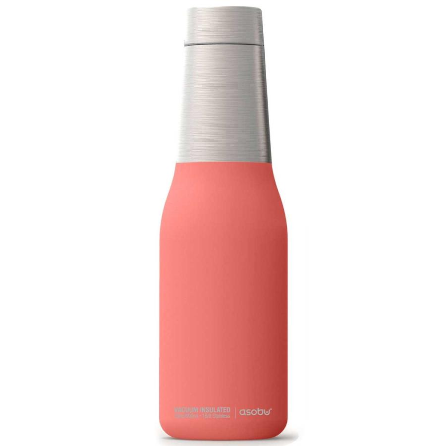 水筒 asobu ファッションボトル OASIS 600ml ステンレスボトル 直飲み 保温保冷 真空断熱 ドリンクボトル アソブ アソブボトル オアシス ピーチ | 