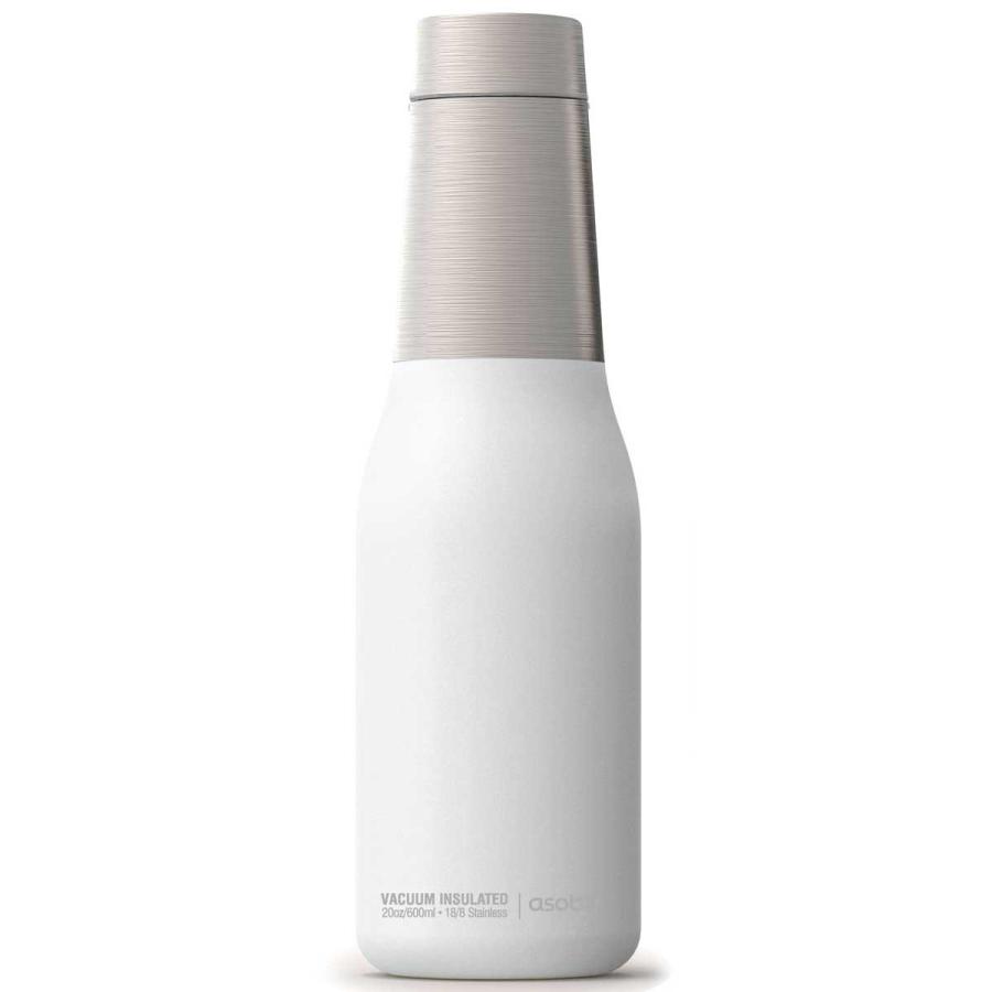 水筒 asobu ファッションボトル OASIS 600ml ステンレスボトル 直飲み 保温保冷 真空断熱 ドリンクボトル アソブ アソブボトル オアシス ホワイト | 
